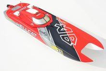 New DTRC G30E Hell Cat Catamaran 30CC Fiberglass Gasoline Racing Boat with 30CC Gasoline Engine