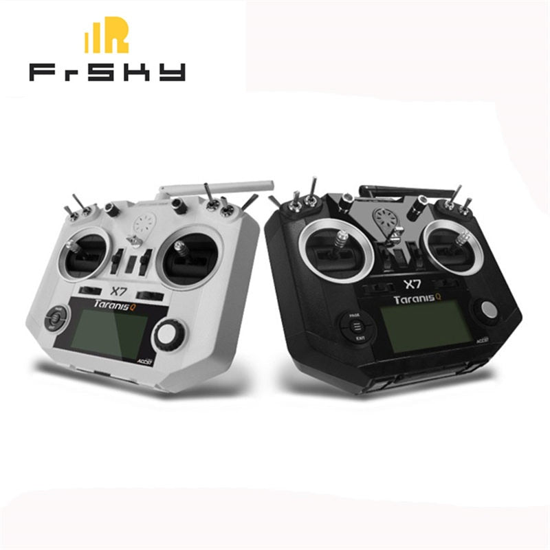 FrSky ACCST Taranis Q X7 2.4G 16CH Mode 2 Transmitter Remote Controller White Black International Version For FrSky X/D/ V8-II