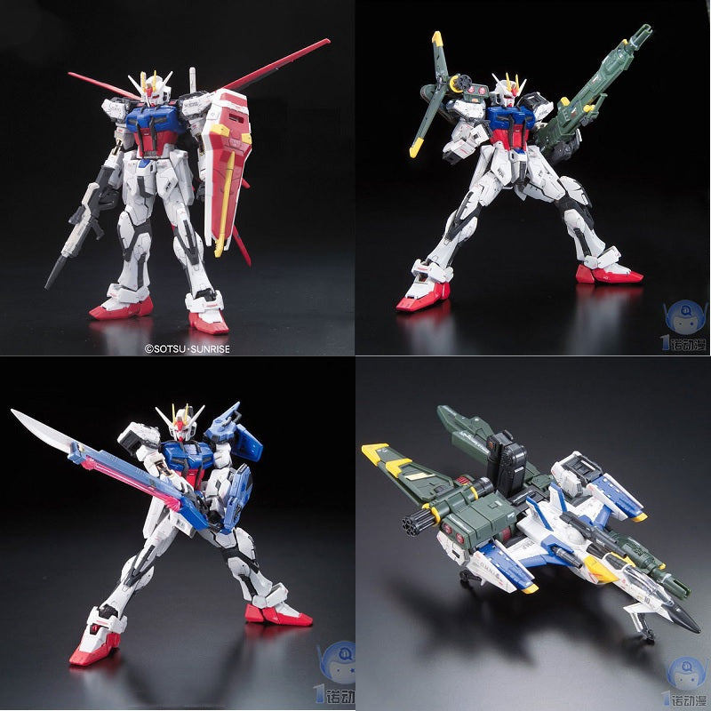 Original Gundam RG 1/144 Model STRIKE GUNDAM SEED & SKYGRASPER WEAPONS SET KIRA YAMATO Mobile Suit Kids Toys