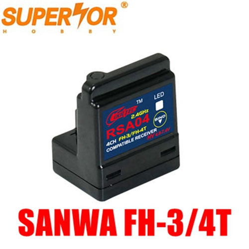 RSA04 ARX-482R 4CH Sanwa Surface receiver FH-3/FH-4T compatible M12 M11X EXZES X MT-44 MX-3X GEMINI X MT-S MT-4S M12S skyarea