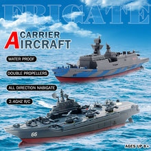 RC Boat 2.4GHz Remote Control Ship Warship Battleship Cruiser High Speed Boat RC Racing Toy