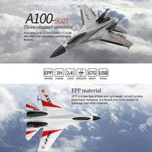 SU-27 High Simulation RC Warplane Ultra-light EPP Impact Resistnce 3-Channel Remote Control Fighter Plane Airpalne Model Toys