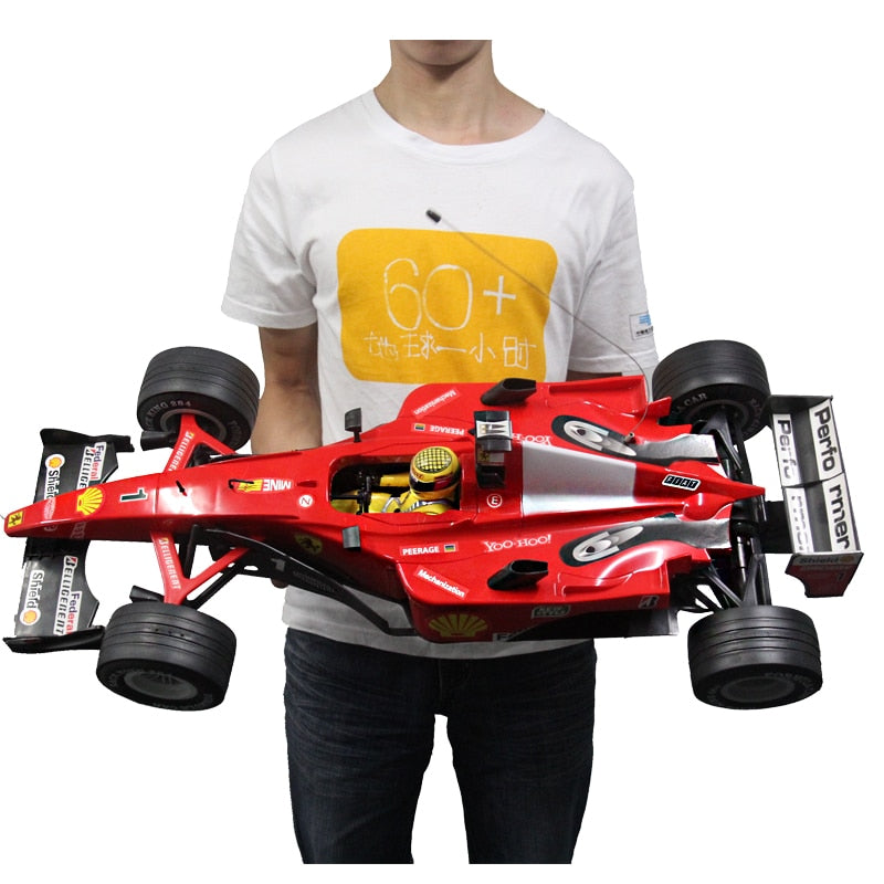 RC Car 1:6 F1 Formula Super Racing Car Remote Control Sport Car Model 4 spare tyres rechargerable electronic car toy