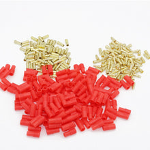 20pcs/lot 3.5mm Gold Bullet Banana Connector Plug With Protective Sleeve For ESC Battery Motor (10 pair)