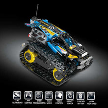 2.4G DIY Remote Control Sport RC Tank Toy Electric Stunt Car with Voice Remote Control Toys APP Gravity Remote for Children