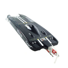 E32 PNP Cheetah/Germany Cat Fiber Glass Electric Racing Speed RC Boat W/120A ESC/3200KV Brushless Motor/Water Cooling Black