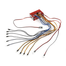 AX-003 Multi-function Ultra Bright LED Lamp Light System Kit for 1/10 1/8 RC Car HSP Traxxas TAMIYA CC01 Axial SCX10 D90 RC Part