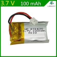1S 3.7V 100mAh Lipo Battery For Cheerson CX10 CX-10 CX-10A RC Quadcopter Spare Parts 3.7V 100mAh Li-po Battery 1.25mm Plug 1pcs