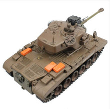 RC Tank US M26 15 Channel 1/20 Pershing Snow Leopard Main Battle Tank Model With Shoot Bullet Hobby Toys