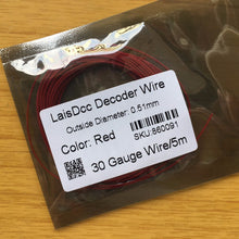 5 meter 10 Color LaisDcc Multistrand Ultra Fine Ultra Flexible Decoder Wire with 0.51mm Outside Diameter/LaisDcc Brand