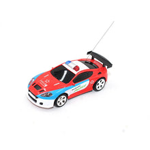 RC Car 20Km/h 1:58 Police Mini car 4Colors 3 Styles Radio Remote Control Car 2 Frequencies Shining Light Sound Gift For Children