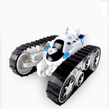 2017 NEWEST Children's toy car SPACE ROVER 666-888 360 degree roll Stunt dumpers one key RC TRANSFORM TANK CAR TOY with light