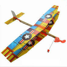 Tensible motor Airplane Inertial Foam Glider Aircraft Toy PBiplane Model Outdoor Toy Educational Toys