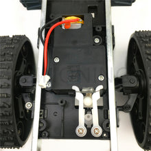 All-terrain rubber track wheel robot chassis military truck 4WD climbing DIY modified car kit