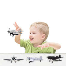 1 PCS Assembly Aircraft Model Kit Toys for Boys Military F4U Corsair Fighter 4D Model DIY Building Blocks Educational Toy Gifts