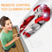 1PCs RC car Remote Control Climbing RC Car with LED Lights 360 Degree Rotating Stunt Toys Machine Wall RC CAR Boy Christmas gift