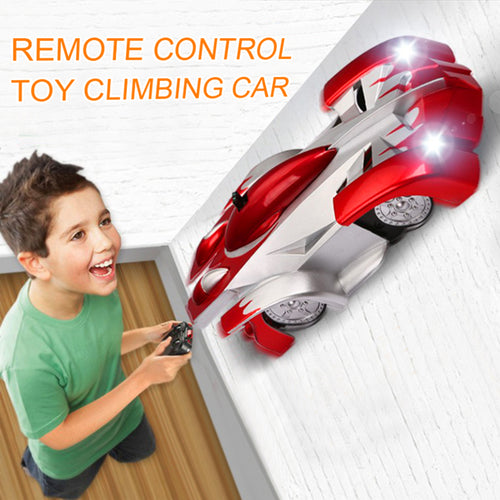 1PCs RC car Remote Control Climbing RC Car with LED Lights 360 Degree Rotating Stunt Toys Machine Wall RC CAR Boy Christmas gift