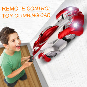 1PCs RC car Remote Control Climbing RC Car with LED Lights 360 Degree Rotating Stunt Toys Machine Wall RC CAR Boy Christmas gift
