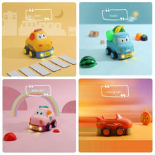 Beiens RC Car Remote Control Car 5 Types Mini rc Toys for Children Cute Cartoon Cars Kids Vehicles Toy Cars Detachable Gift