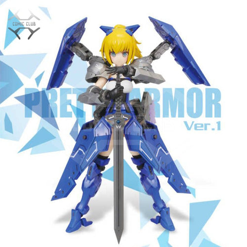 COMIC CLUB IN-Stock Pretty Armor Saber Wing Zero robot mobile suit MS Girl Plastic Model Kit Anime Toys Figure