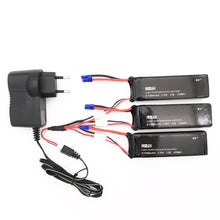 Original Hubsan H501S battery 7.4V 2700mAh 10C For H501S H501C X4 RC Quadcopter Battery with 1 In 3 Cable and USB Charger Set