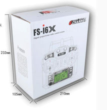 Flysky FS-i6X I6X 2.4GHz 10CH AFHDS 2A RC Transmitter With FS-iA6B / FS-iA10B / FS-X6B /FS-A8S / FS-IA6 Receiver For RC Airplane