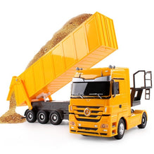 2.4GHZ big RC toy Dumper Tilting Cart remote Control Tip Lorry Auto Lift Engineer Container car Vehicle Toys gift brinquedos