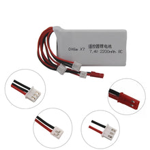 For Taranis Q X7 DX6e DX6 Transmitter Remote Controller Spare Part 7.4V 2S 2200mAh 8C Rechargeable Lipo Battery