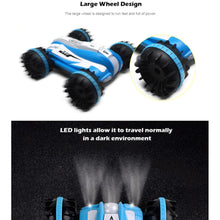 RC Car Yed 1804 1:12 4WD RC Off-Road Amphibious Monster Truck 2.4G Remote Control Toys 12km/H LED Night Light RC Robot Car Gift