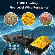 Double Hopper Night Light RC Fishing Gear Boat 1.5kg Loading 500M Remote Control Bait Boat Nesting Device RC Fishing Bait Ship