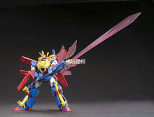 Original Gundam HG 1/144 Model GUNDAM TRYON 3 Transformation Robot Freedom Unchained Mobile Suit Kids Toys With Holder