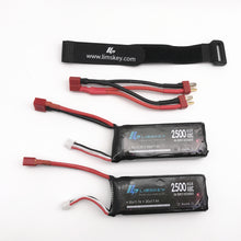 Limskey Power Upgrade to 7.4V 5000MAH (2pcs*2500mah 7.4V ) 40C 2S lipo battery T plug for Wltoys 12428 12423 RC Car Parts