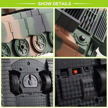 1:20 4CH Power Remote Control Tank Military Vehicle Armored Tank Battle Tanks Turret Rotation Light & Music RC Model Kids Toys