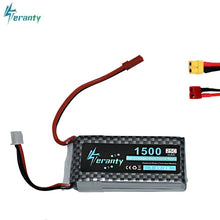 High Rate 7.4V 1500mAh Lipo Battery For RC Helicopter Parts 2s Lithium battery 7.4 v 25C Airplanes battery with JST/T/XT60 Plug