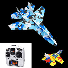 Fixed Wing Model Su27 RC Airplane With Microzone MC6C Transmitter with Receiver and Structure Parts For DIY RC Aircraft