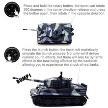 4 Colors Mini Tiger Military Battle RC Tank Remote Radio Control Army Panzer Armored Children Electronic Toys for Boys Kids Gift