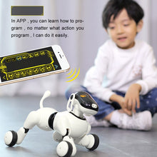 HeLicMax AI Dog Robot Toy 1803 APP Control Bluetooth Connection Smart Electronic AI Pet Dog Toy For Your Famliy and Friends