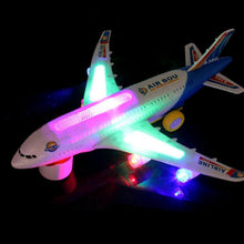 Toy Electric Airplane Child Toy Musical Toys Moving Flashing Lights Sounds Toy for Children Christmas Gifts