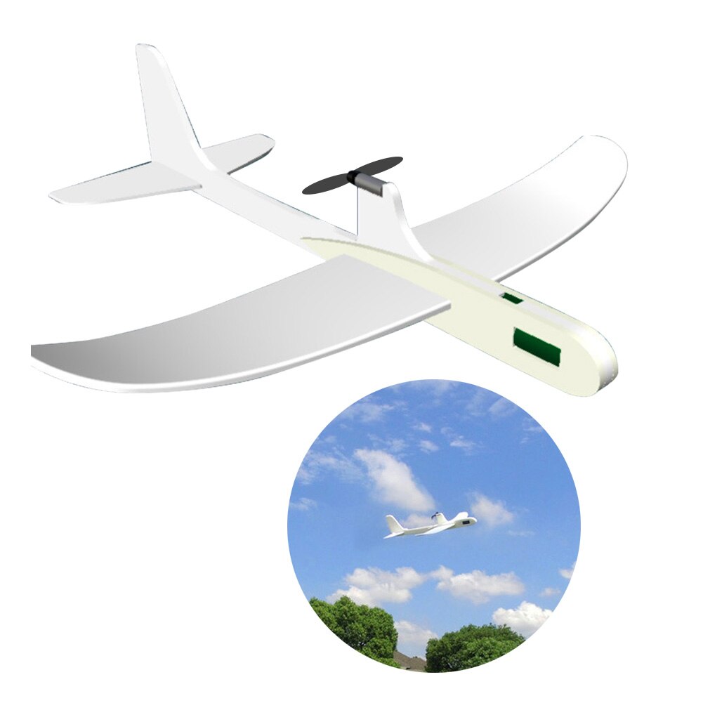 PP Foam Hand Throw Airplane Outdoor Launch Glider Plane Kids Gift Toy Capacitor Airplane Model Glider Launch Plane