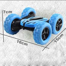 RC Car 2.4G 4CH Stunt Drift Deformation Buggy Car Rock Crawler Roll Car 360 Degree Flip Kids Robot RC Cars Toys for Gifts Blue