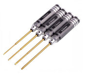 RC Tools 4 pcs hex screw driver set titanium plating hardened 1.5 2.0 2.5 3.0mm screwdriver For helicopter toys