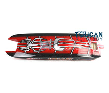 KIT E51 Fiber Glass 1.3M Well-painted Boat Hull only for Advanced Player Red TH02672