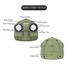 Army Amphibious RC Tank Toys Electronic Remote Control Vehicle for Children Gifts Air Soft BB Bullet Water Spraying Shoot Target