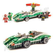 282pcs Super Heroes Batman Movie The Riddler Riddle Racer 10630 Figure Building Blocks Assemble Toys Compatible with LegoING