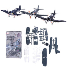 1Pcs 1/48 Scale Assemble Fighter Model Toys Flanker Combat Aircraft Diecast War-II Building Tool Sets Random Color