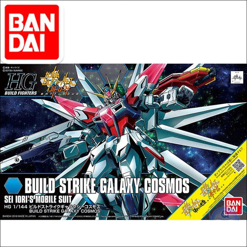 Original Gundam Model HG 1/144 BUILD STRIKE GALAXY COSMOS DIVERS Unchained Mobile Suit Kids Toys