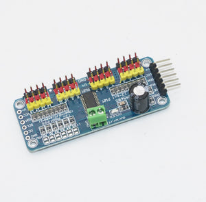16 Channel 12-bit PWM/Servo Driver-I2C interface Module For Raspberry Pi Shield Module Servo Shield For Arduino Diy Kit