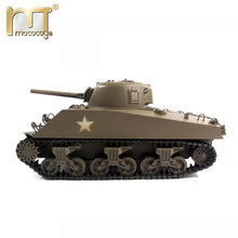 MATO World War II M4A3(75)W Sherman 100% Complete Metal Remote Control Recoil Barrel Infrared Battle Tanks 1/16 Scale