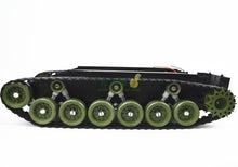 DIY 85 Light shock absorption Plastic Tank Chassis with Rubber Crawler belt Tracked Vehicle Big Size