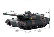 2019 New Army Remote Control Battle Model XQTK24-2 40CM Large Scale 330 Degrees Rotate Simulation Recoil Military Tank RC Tank